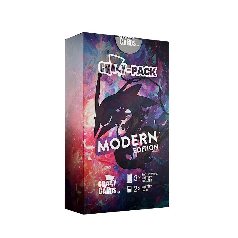 CrazyCards Crazy-Pack MODERN Edition Mystery Box, gemischtsprachige Ausgabe — originalverpackte Überraschungsbox