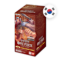 One Piece OP-02 Paramount War Display, koreanische Ausgabe — originalverpackter Booster-Karton