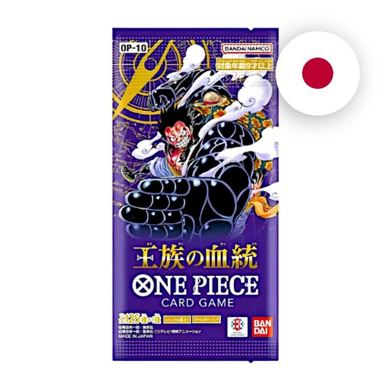 One Piece OP-10 Royal Blood Booster, japanische Ausgabe — versiegeltes Boosterpack
