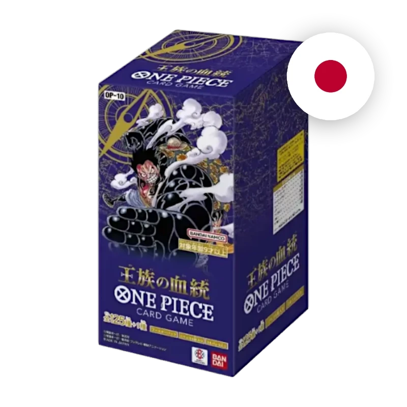One Piece OP-10 Royal Blood Display, japanische Ausgabe — originalverpackter Booster-Karton