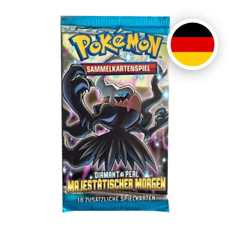 Pokemon D/P Majestätischer Morgen Booster, deutsche Ausgabe — versiegeltes Boosterpack