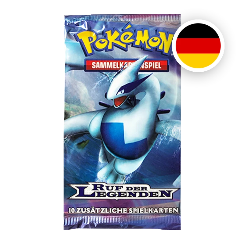 Pokemon HG/SS Ruf der Legenden Booster, deutsche Ausgabe — versiegeltes Boosterpack