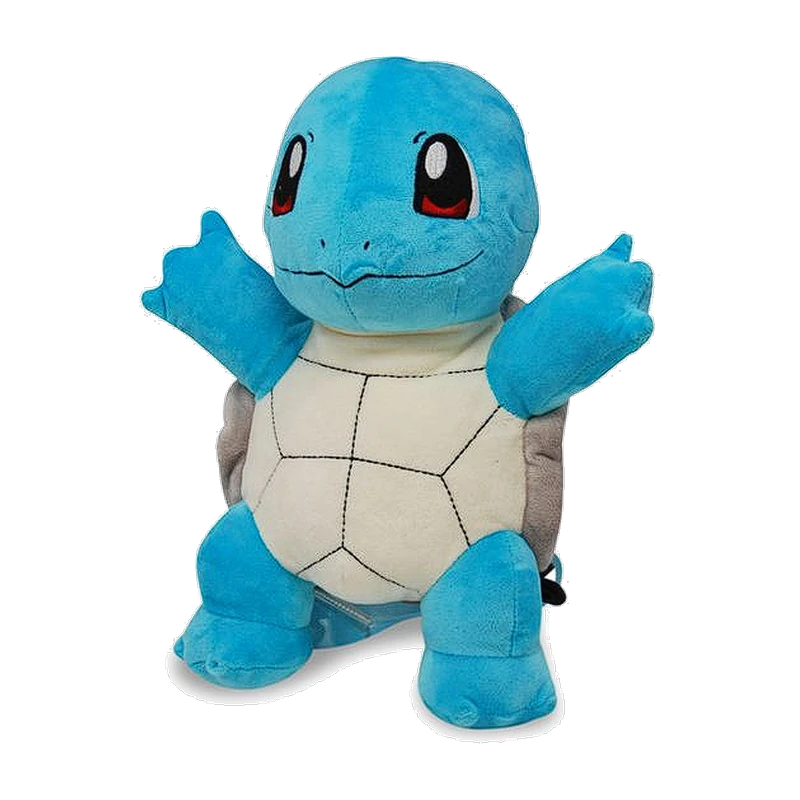 Pokemon Kuscheltier Shiggy Plüschrucksack (34 cm) Zubehör — originalverpacktes Zubehör