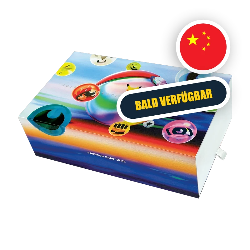 Pokemon MEG 30th Anniversary Colorful Future - Box Set S-CHN — originalverpacktes Colorful Future Box Set — Hinweisbild