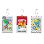 Pokemon MEG 30th Celebration First Partner - Key Chain Set T-CHN — Karten-Schlüsselanhänger, drei Motive
