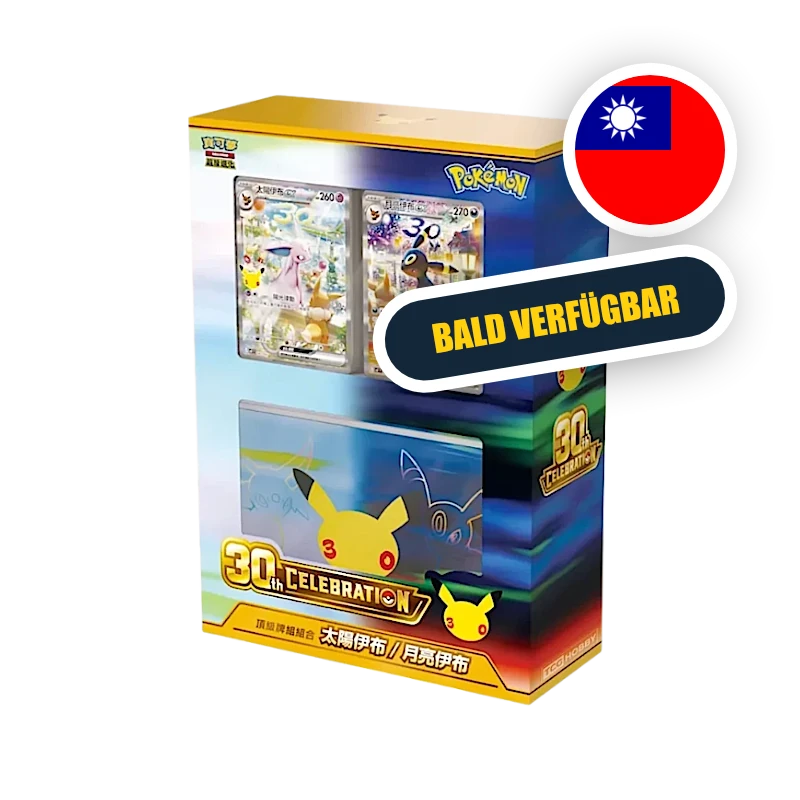 Pokemon MEG 30th Celebration Psiana & Nachtara Premium Deck - Box Set T-CHN — originalverpackt — Hinweisbild bald verfügbar --B