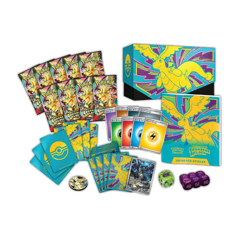 Pokemon MEG Erhabene Helden Top Trainer Box, deutsche Ausgabe — originalverpackte Trainer Box — Ansicht 2