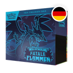 Pokemon MEG Fatale Flammen Top Trainer Box, deutsche Ausgabe — originalverpackte Trainer Box