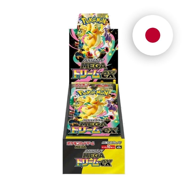 Pokemon MEG Mega Dream ex Display, japanische Ausgabe — originalverpackter Booster-Karton