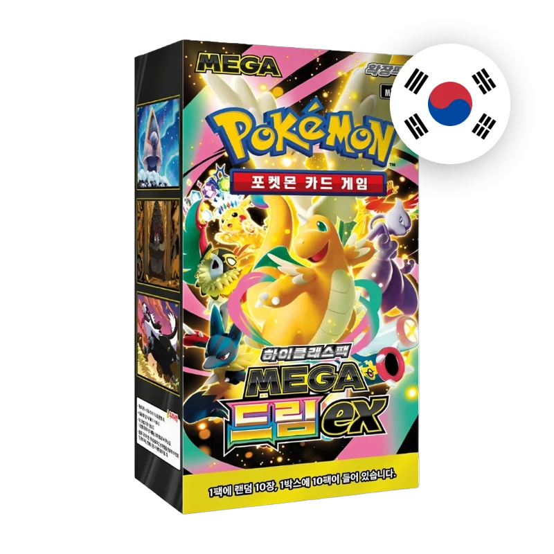 Pokemon MEG Mega Dream ex Display, koreanische Ausgabe — originalverpackter Booster-Karton