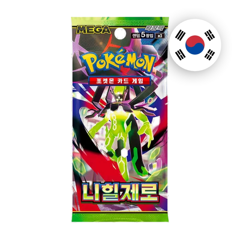 Pokemon MEG Nihil Zero Booster, koreanische Ausgabe — versiegeltes Boosterpack