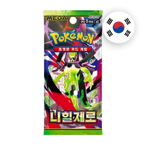 Pokemon MEG Nihil Zero Booster, koreanische Ausgabe — versiegeltes Boosterpack