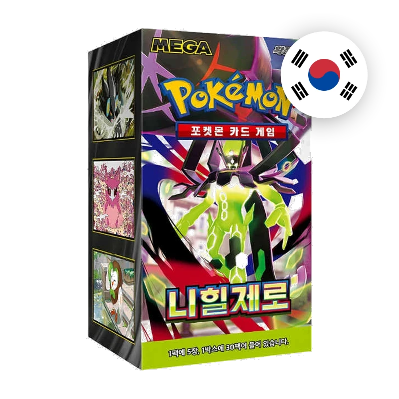 Pokemon MEG Nihil Zero Display, koreanische Ausgabe — originalverpackter Booster-Karton