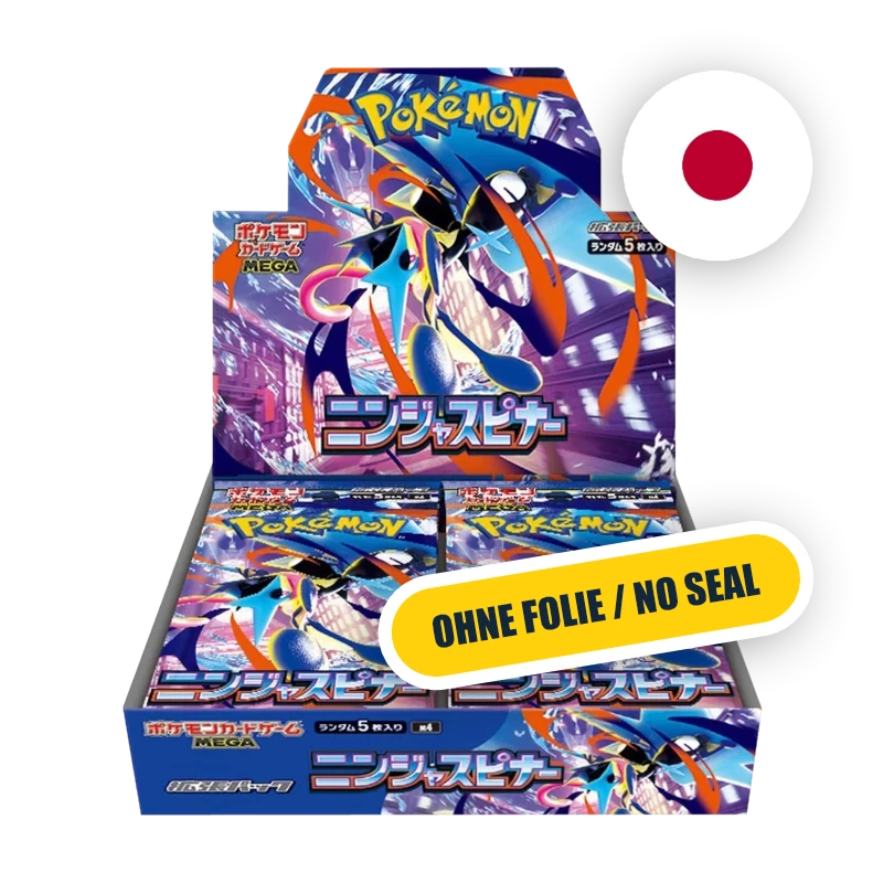 Pokemon MEG Ninja Spinner - Display JAP