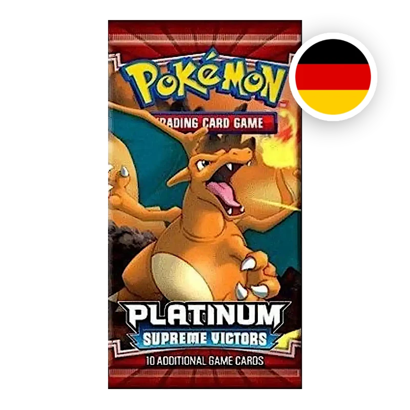 Pokemon PLATIN Ultimative Sieger Booster, deutsche Ausgabe — versiegeltes Boosterpack