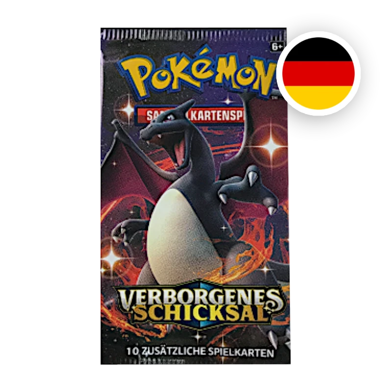 Pokemon S/M Verborgenes Schicksal Booster, deutsche Ausgabe — versiegeltes Boosterpack
