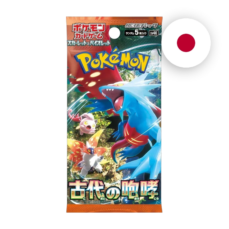 Pokemon S/V Ancient Roar Booster, japanische Ausgabe — versiegeltes Boosterpack