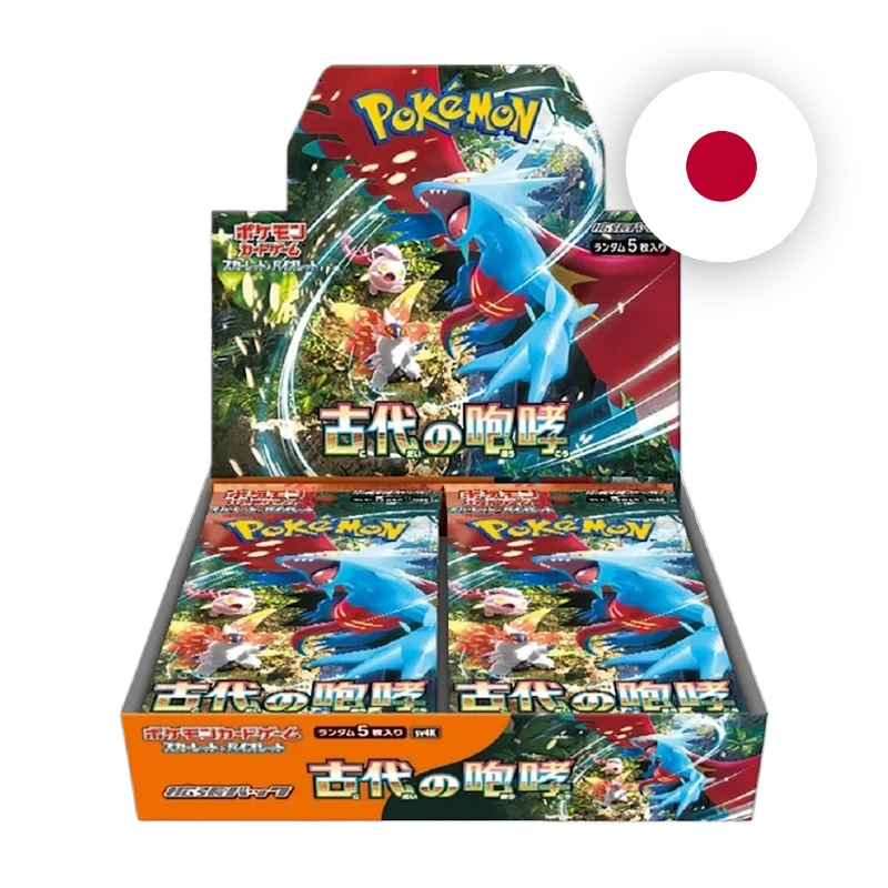 Pokemon S/V Ancient Roar Display, japanische Ausgabe — originalverpackter Booster-Karton