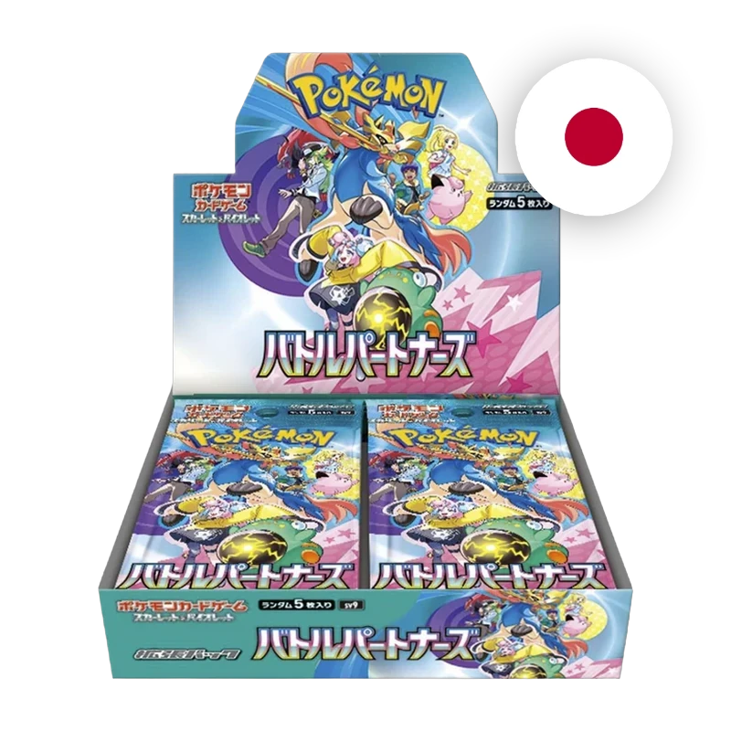 Pokemon S/V Battle Partners Display, japanische Ausgabe — originalverpackter Booster-Karton