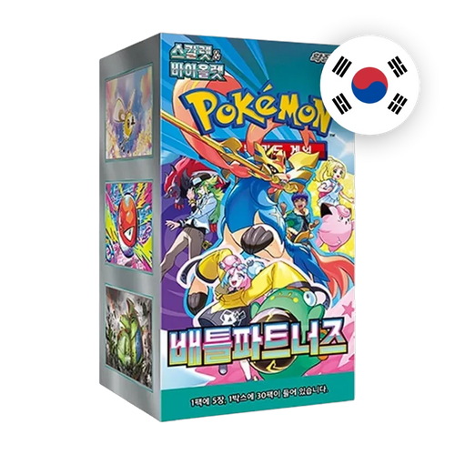 Pokemon S/V Battle Partners Display, koreanische Ausgabe — originalverpackter Booster-Karton