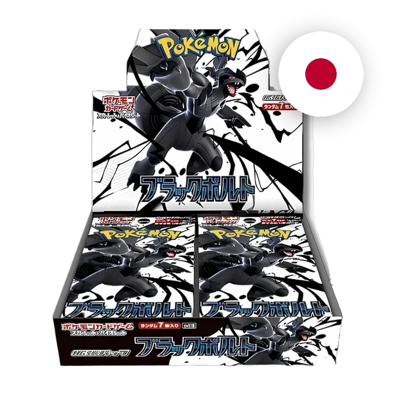 Pokemon S/V Black Bolt Display, japanische Ausgabe — originalverpackter Booster-Karton