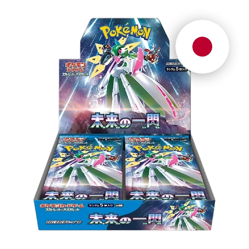 Pokemon S/V Future Flash Display, japanische Ausgabe — originalverpackter Booster-Karton