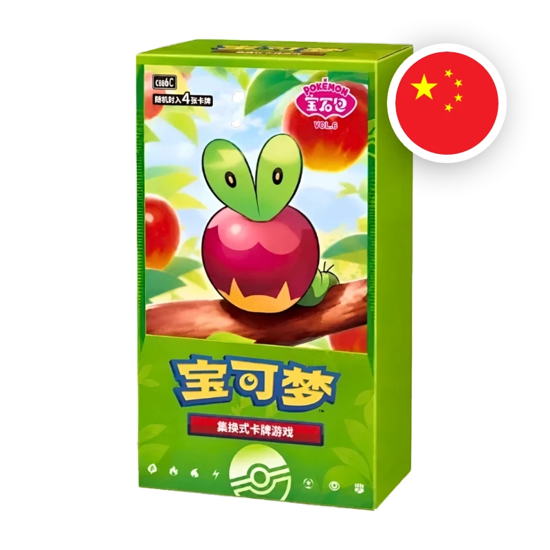 Pokemon S/V Gem Pack Vol. 6 Display, chinesische Ausgabe (vereinfacht) — originalverpackter Booster-Karton