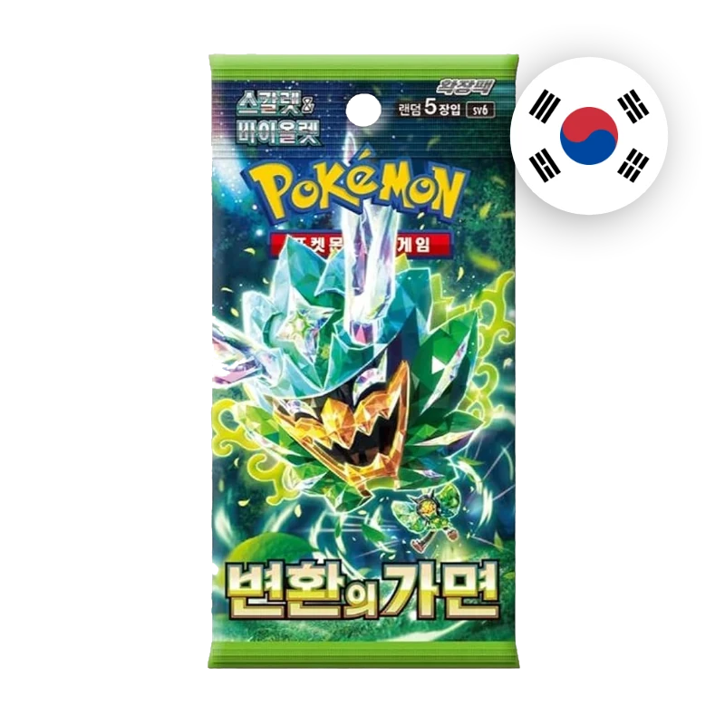 Pokemon S/V Mask of Change Booster, koreanische Ausgabe — versiegeltes Boosterpack