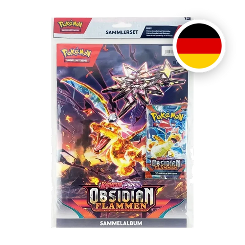 Pokemon S/V Obsidianflammen Sammlerset Booster, deutsche Ausgabe — versiegeltes Boosterpack