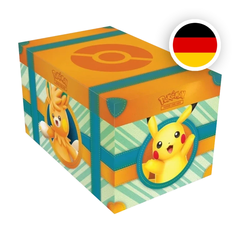 Pokemon S/V Paldea-Abenteuerkoffer Aufbewahrungskoffer, deutsche Ausgabe — originalverpackte Sammelbox
