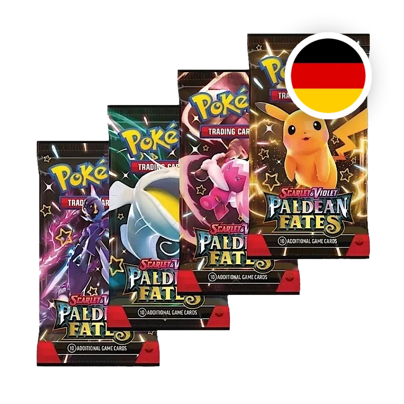 Pokemon S/V Paldeas Schicksale Booster, deutsche Ausgabe — versiegeltes Boosterpack