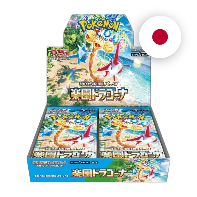 Pokemon S/V Paradise Dragona Display, japanische Ausgabe — originalverpackter Booster-Karton