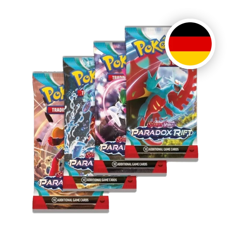 Pokemon S/V Paradox Rift Booster, deutsche Ausgabe — versiegeltes Boosterpack
