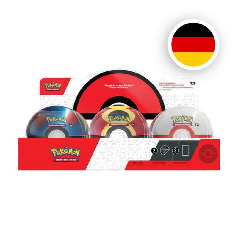 Pokemon S/V Pokeball Tin Herbst 2025 Mini Tin, deutsche Ausgabe — originalverpackte Metalldose