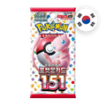 Pokemon S/V Pokemon Card 151 Booster, koreanische Ausgabe — versiegeltes Boosterpack