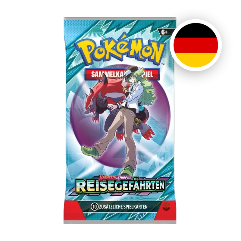 Pokemon S/V Reisegefährten Booster, deutsche Ausgabe — versiegeltes Boosterpack