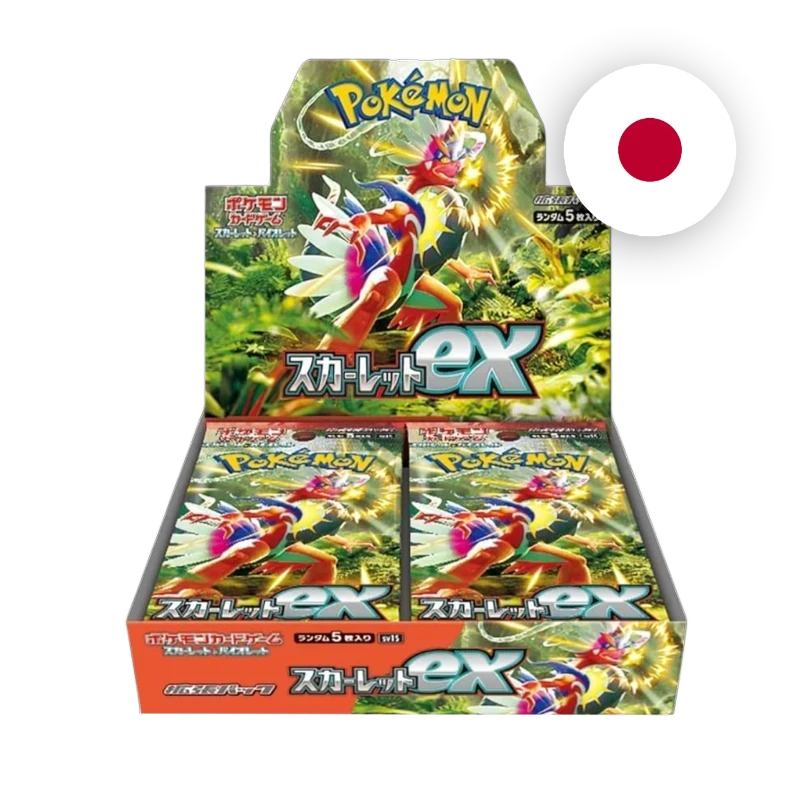 Pokemon S/V Scarlet ex Display, japanische Ausgabe — originalverpackter Booster-Karton