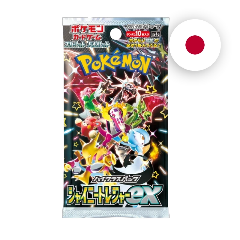 Pokemon S/V Shiny Treasure ex Booster, japanische Ausgabe — versiegeltes Boosterpack
