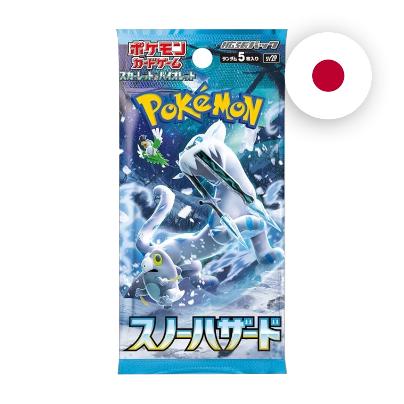 Pokemon S/V Snow Hazard Booster, japanische Ausgabe — versiegeltes Boosterpack