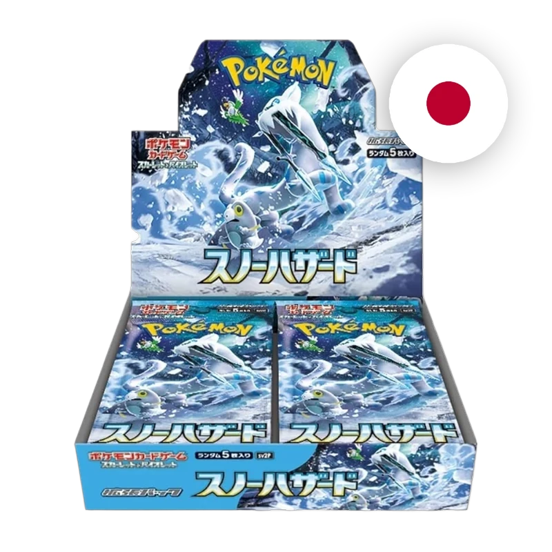 Pokemon S/V Snow Hazard Display, japanische Ausgabe — originalverpackter Booster-Karton
