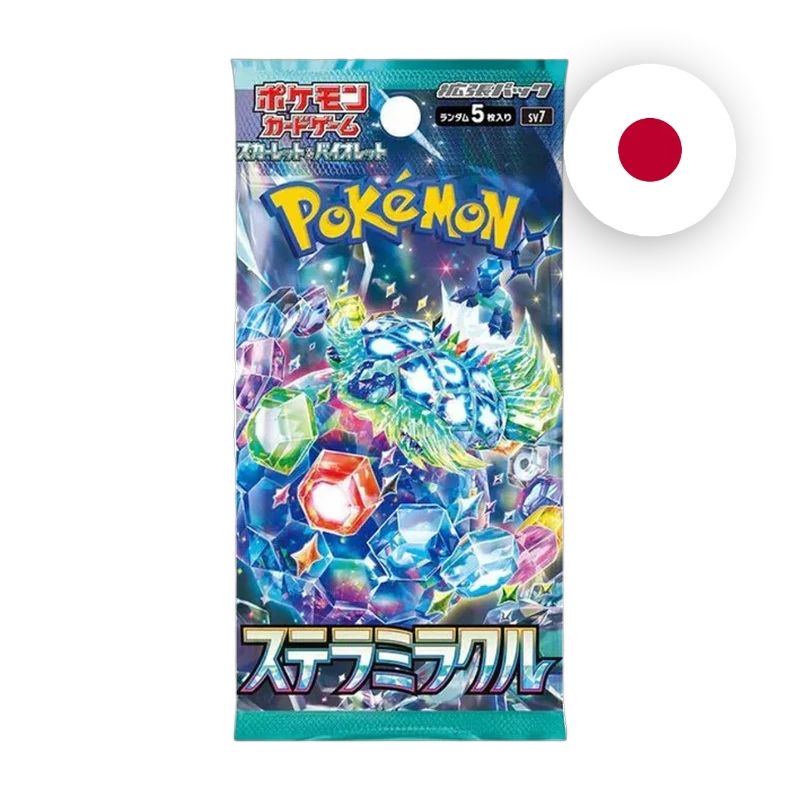 Pokemon S/V Stellar Miracle Booster, japanische Ausgabe — versiegeltes Boosterpack