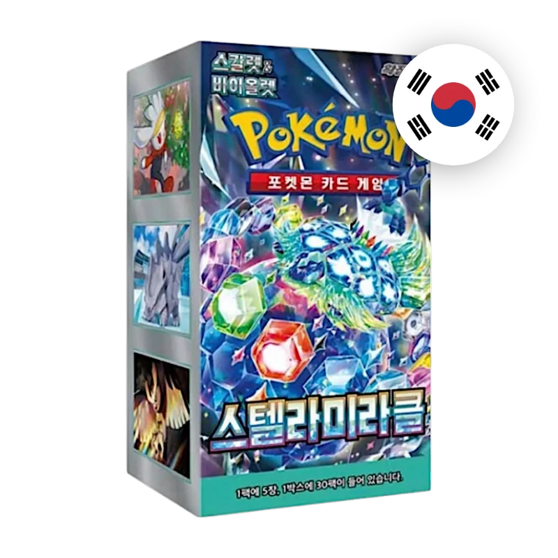 Pokemon S/V Stellar Miracle Display, koreanische Ausgabe — originalverpackter Booster-Karton
