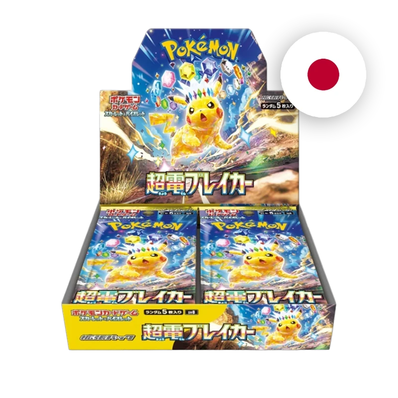 Pokemon S/V Super Electric Breaker Display, japanische Ausgabe — originalverpackter Booster-Karton