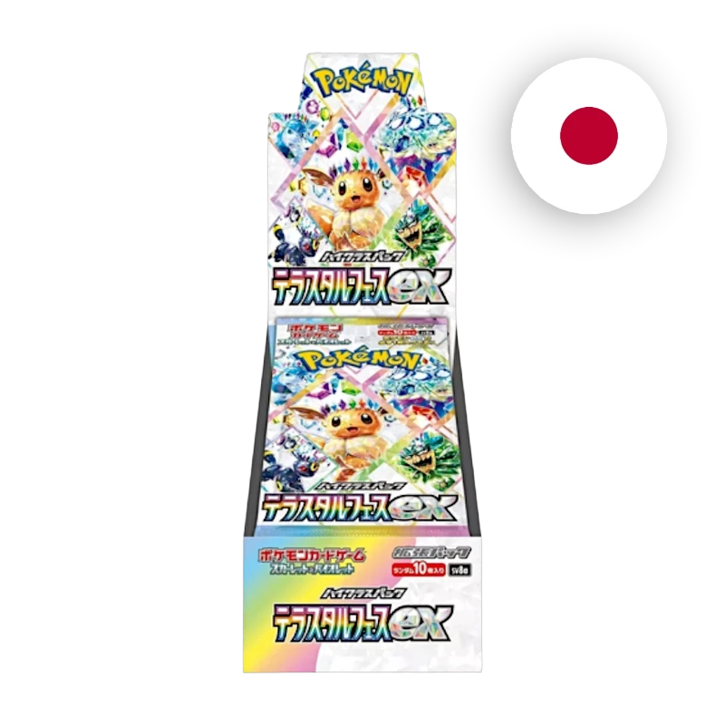 Pokemon S/V Terastal Festival ex Display, japanische Ausgabe — originalverpackter Booster-Karton