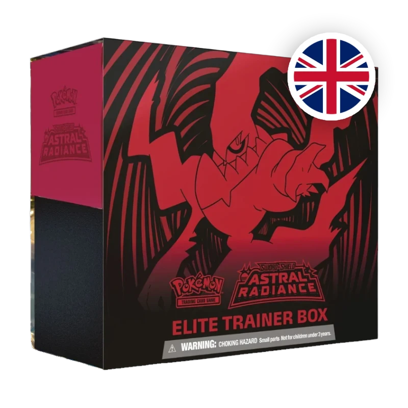 Pokemon SW/SH Astral Radiance Elite Trainer Box, englische Ausgabe — originalverpackte Trainer Box