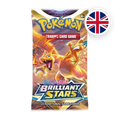 Pokemon SW/SH Brilliant Stars Booster, englische Ausgabe — versiegeltes Boosterpack