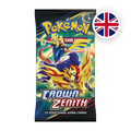 Pokemon SW/SH Crown Zenith Booster, englische Ausgabe — versiegeltes Boosterpack