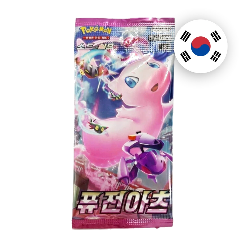 Pokemon SW/SH Fusion Arts Booster, koreanische Ausgabe — versiegeltes Boosterpack