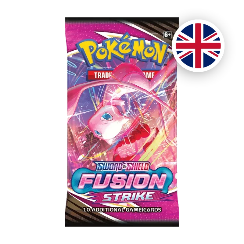 Pokemon SW/SH Fusion Strike Booster, englische Ausgabe — versiegeltes Boosterpack