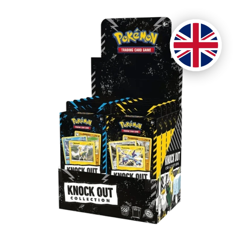 Pokemon SW/SH Knock Out Collection, englische Ausgabe — originalverpackte Sammelbox